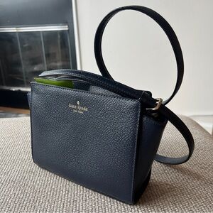 Kate Spade Navy Leather Crossbody Bag